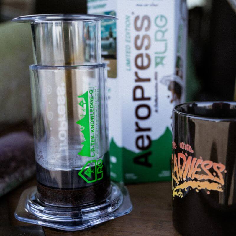 AeroPress Clear Coffee Press - LRG Smooth Brew Clear Brewer