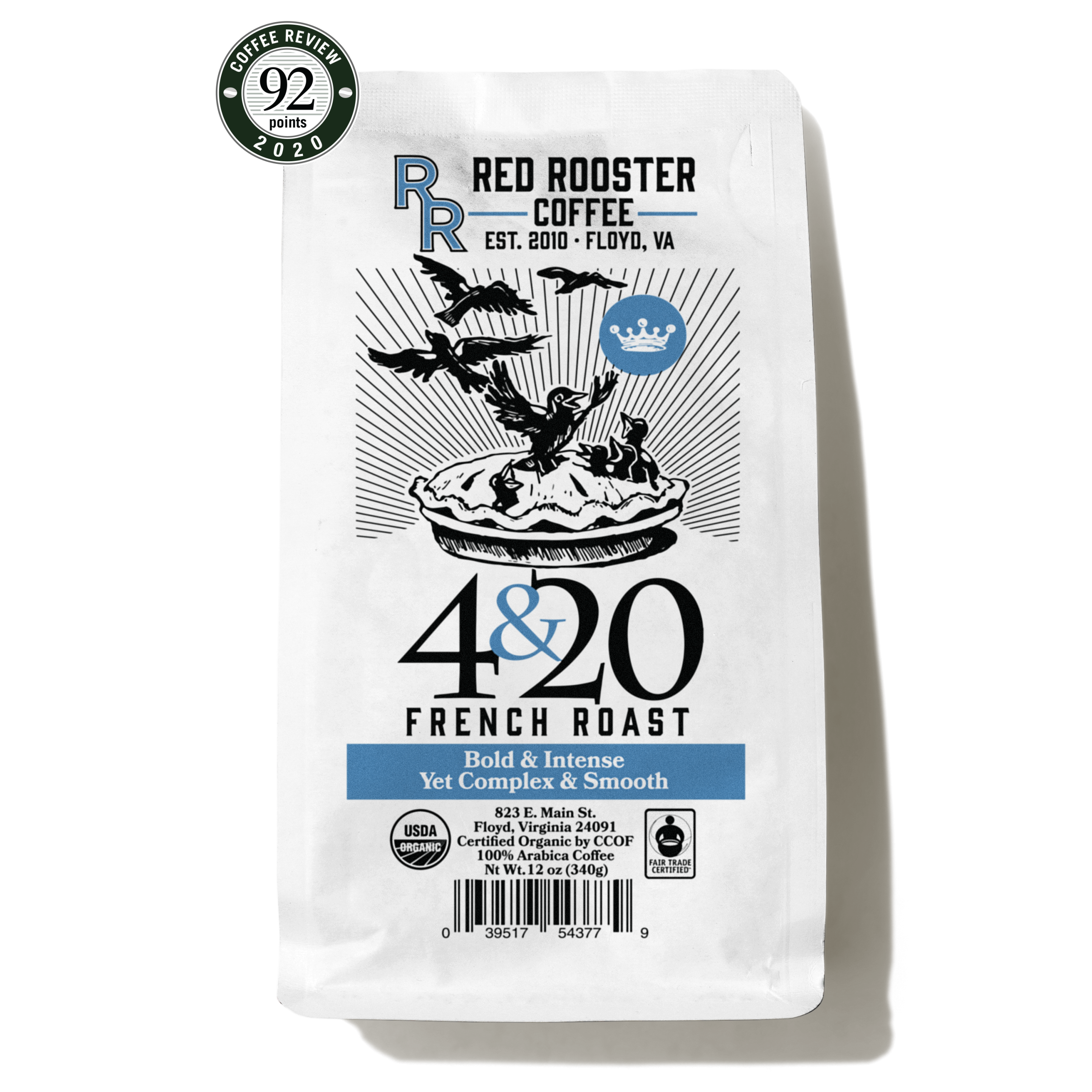 Organic 4&20 French Roast Premium Roasted Coffee Blend