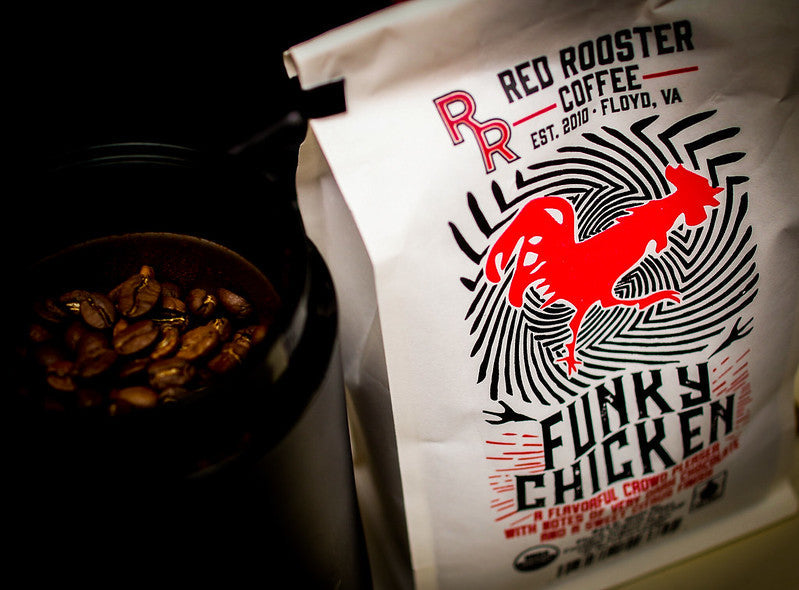 Organic Funky Chicken Premium Roasted Coffee Blend