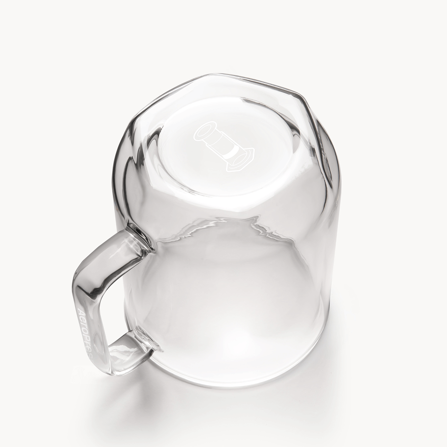 AeroPress Double Wall Glass Coffee Mug - 2 Pack Home Coffee Mug Accessory