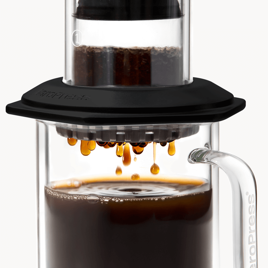 AeroPress Double Wall Glass Coffee Mug - 2 Pack Home Coffee Mug Accessory