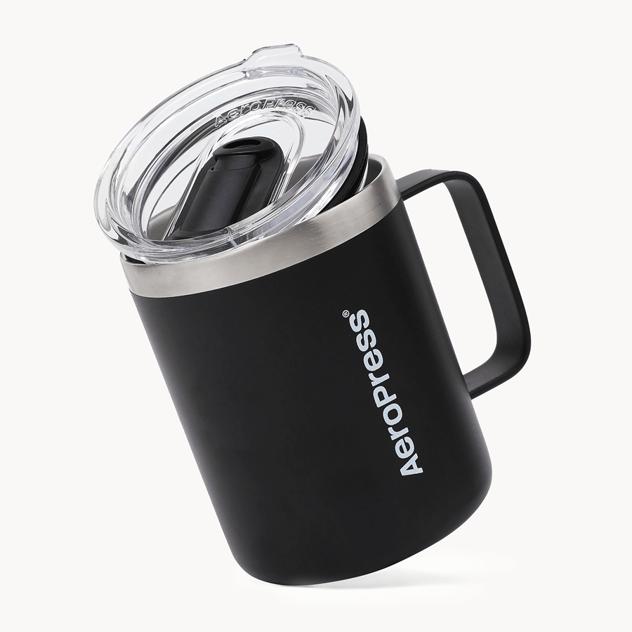 AeroPress Travel Coffee Mug - Stainless Steel Home Coffee Mug Accessory