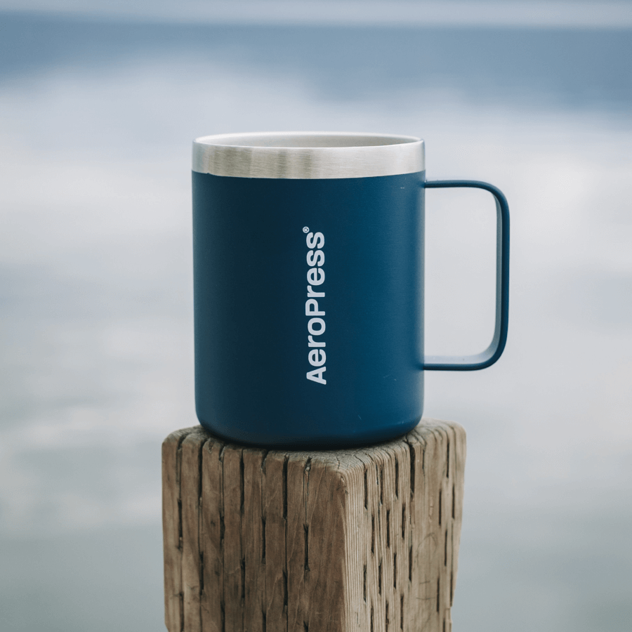 AeroPress Travel Coffee Mug - Stainless Steel Home Coffee Mug Accessory