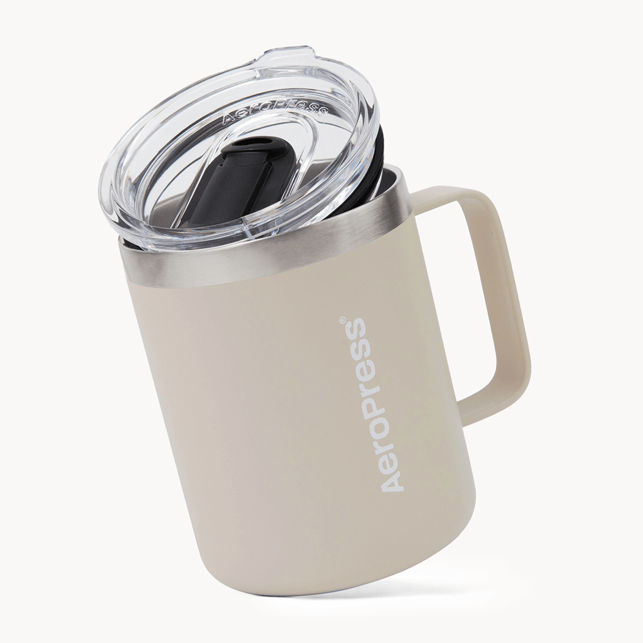 AeroPress Travel Coffee Mug - Stainless Steel Home Coffee Mug Accessory