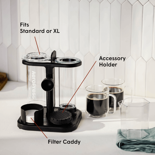 AeroPress Organizer Stand Compact Coffee Storage Accessory