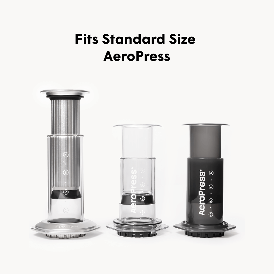 AeroPress Organizer Stand - Stainless Steel Compact Coffee Storage Accessory