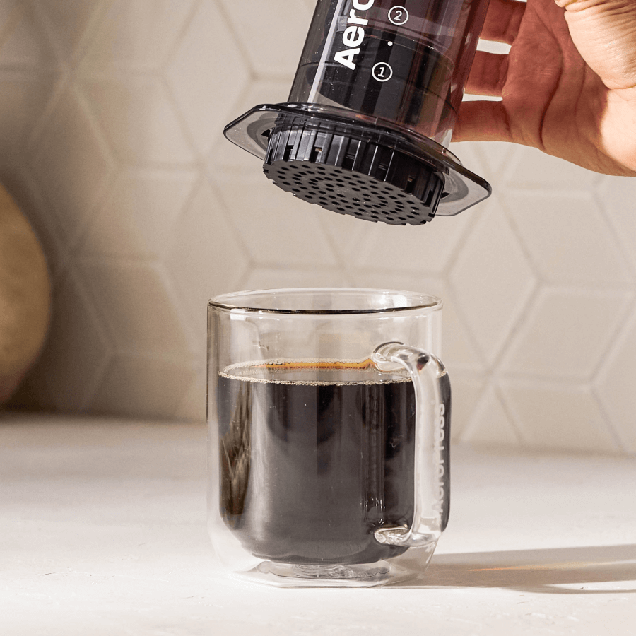 AeroPress Coffee Maker - Clear & Colors Smooth Brew Clear Brewer