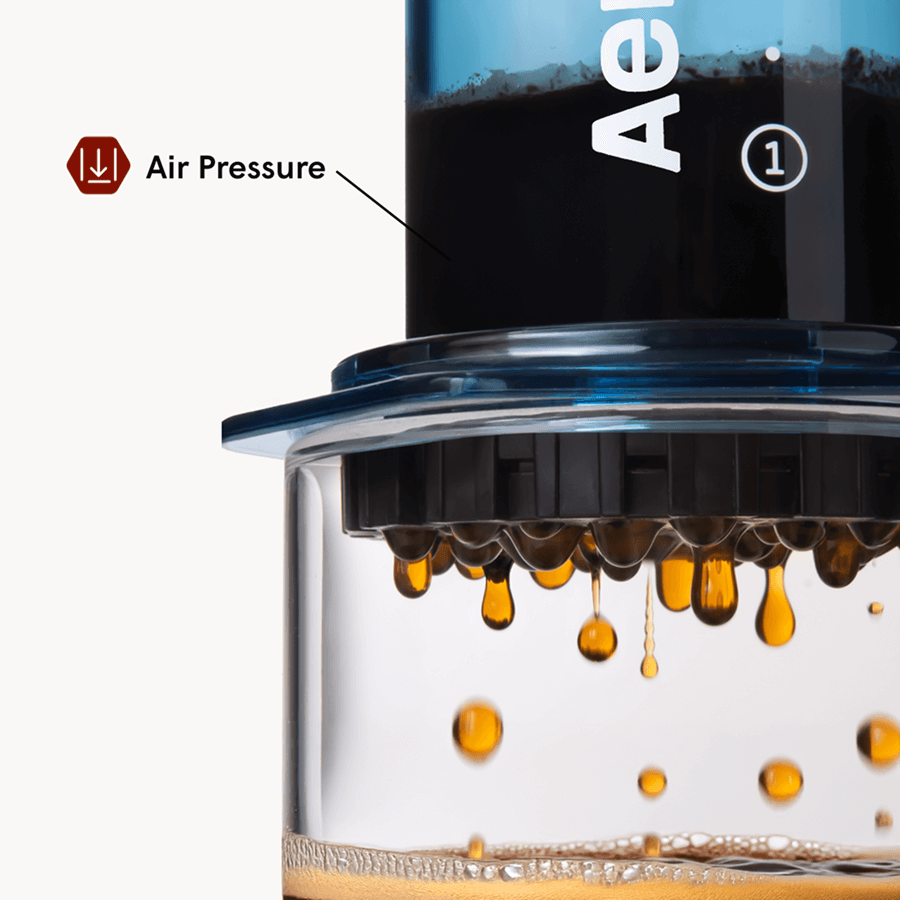 AeroPress Coffee Maker - Clear & Colors Smooth Brew Clear Brewer