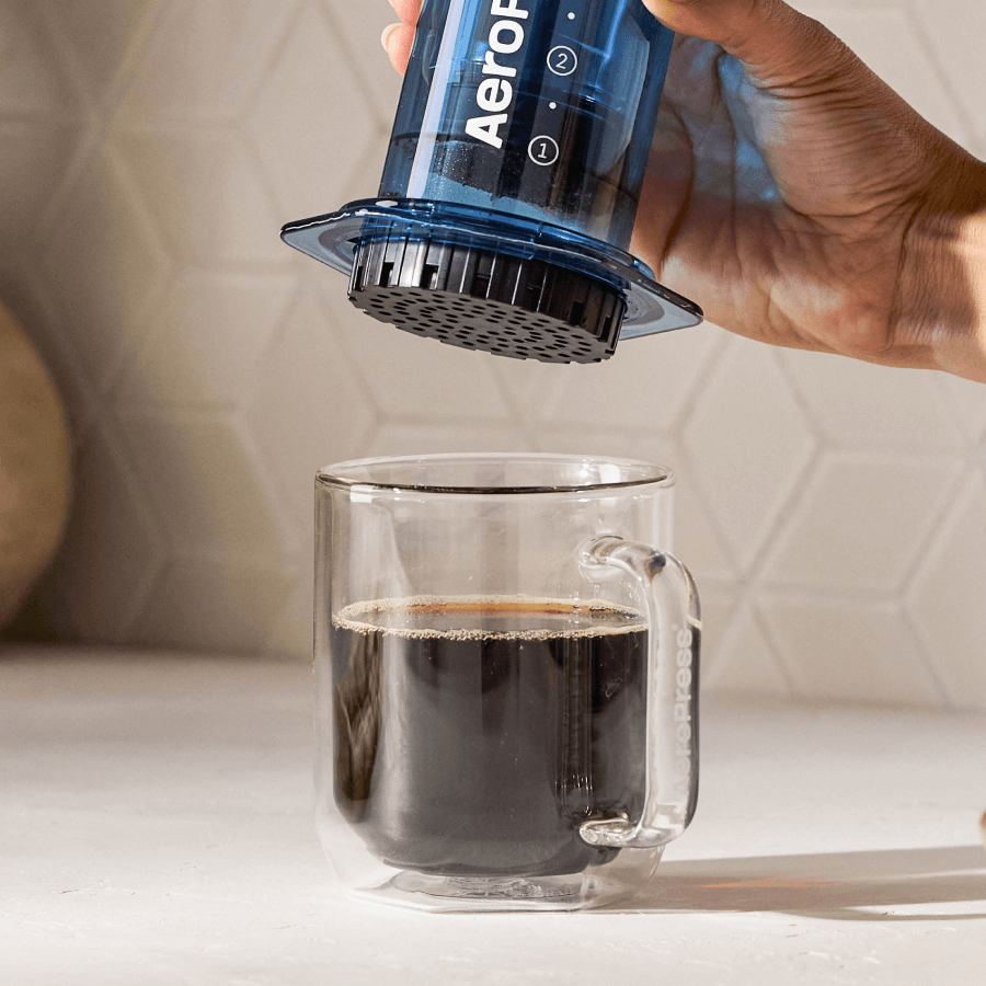 AeroPress Coffee Maker - Clear & Colors Smooth Brew Clear Brewer