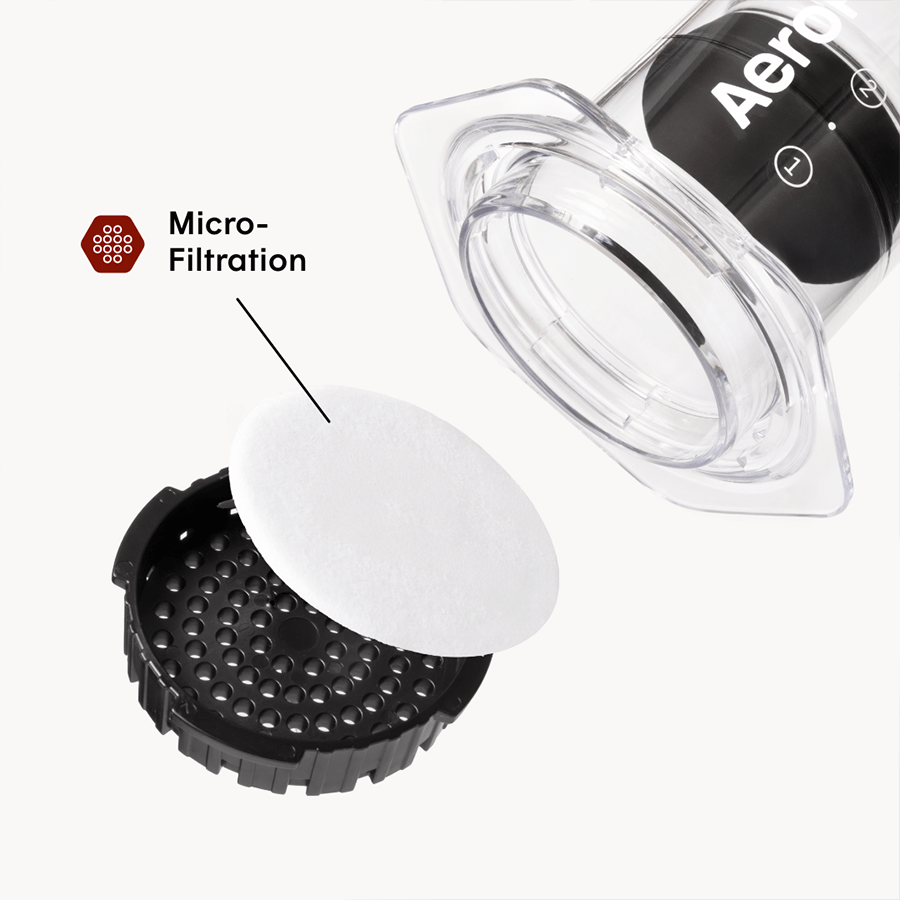 AeroPress Coffee Maker - Clear & Colors Smooth Brew Clear Brewer