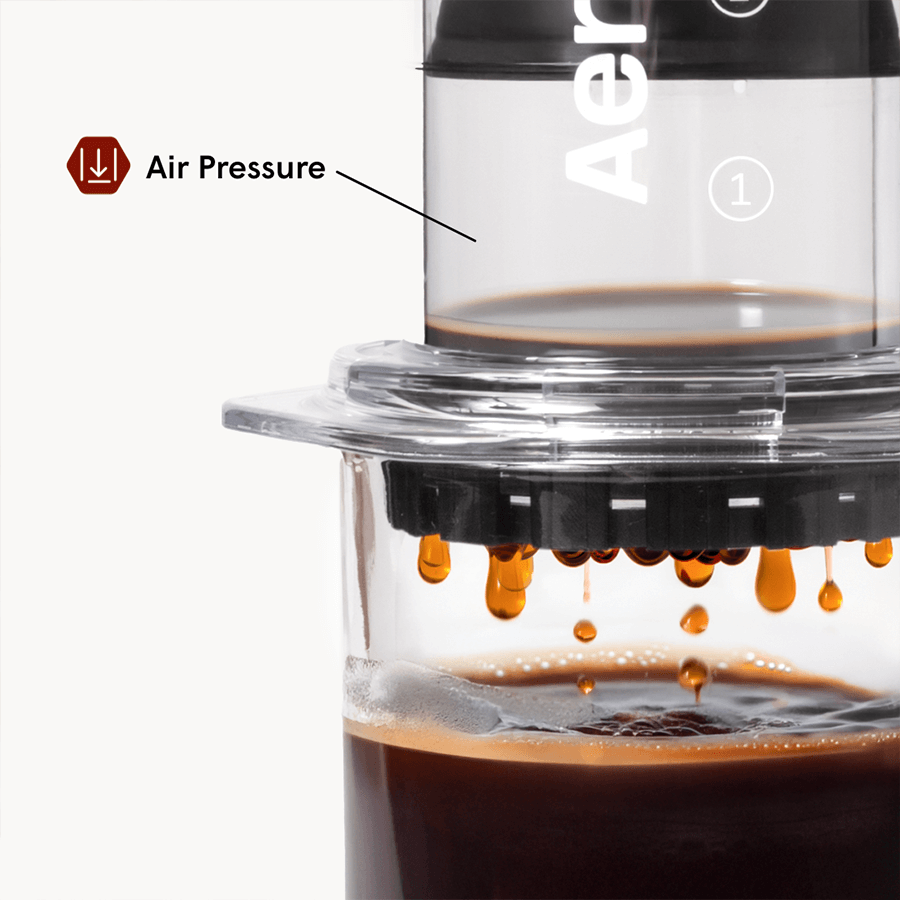 AeroPress Coffee Maker - Clear & Colors Smooth Brew Clear Brewer