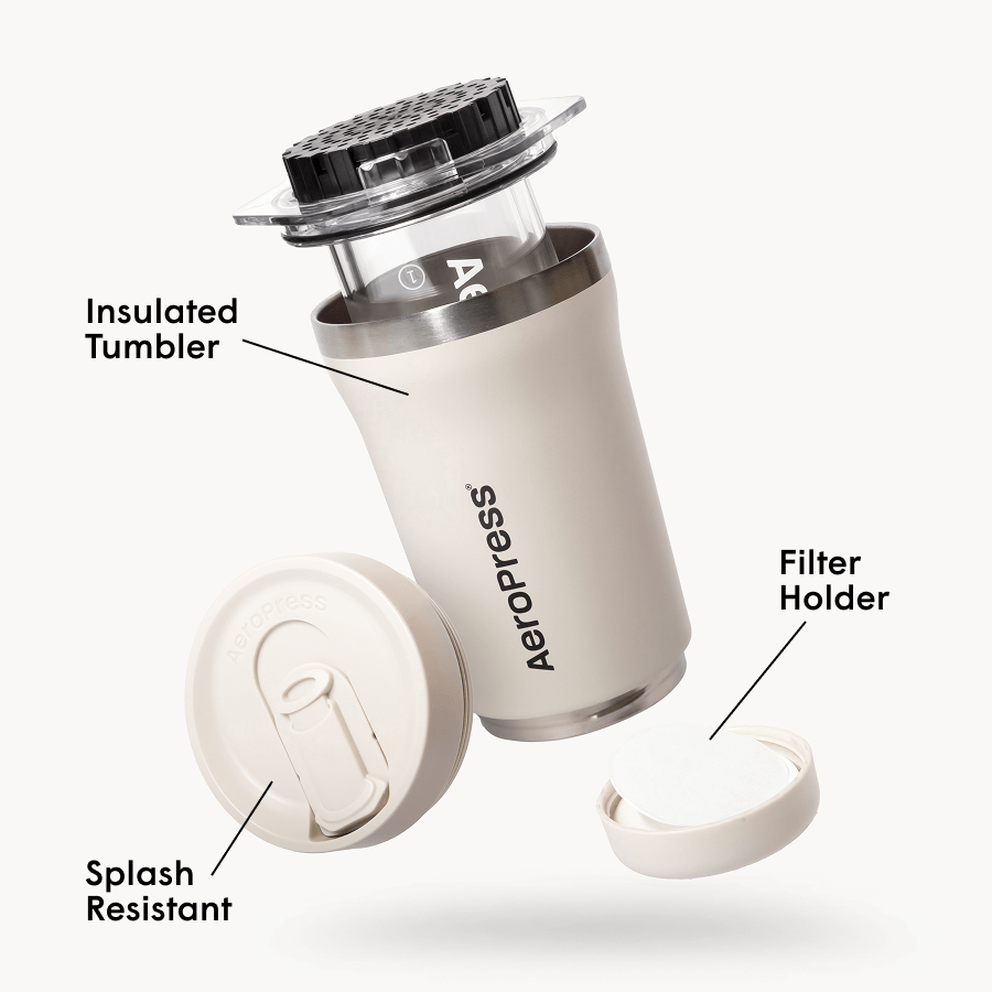 AeroPress Coffee Maker - Go Plus Easy Travel Coffee Press