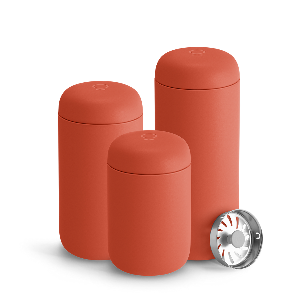 Fellow Carter Move Mug + Splash Guard Home Coffee Mug Accessory
