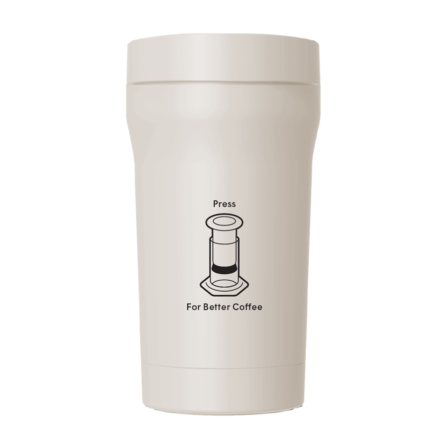 AeroPress Travel Coffee Tumbler - Stainless Steel Home Coffee Mug Accessory