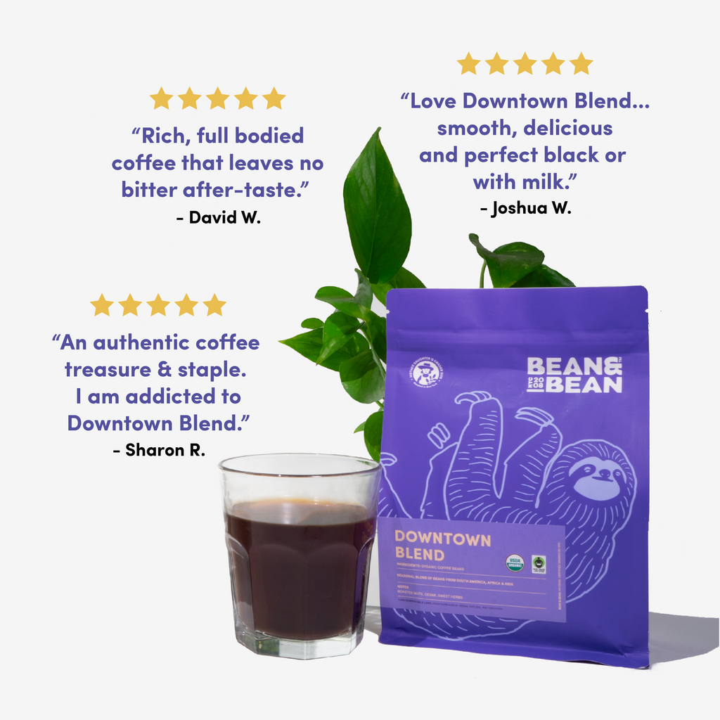 Downtown Blend Organic & Fair Trade Cafe Style Espresso Coffee