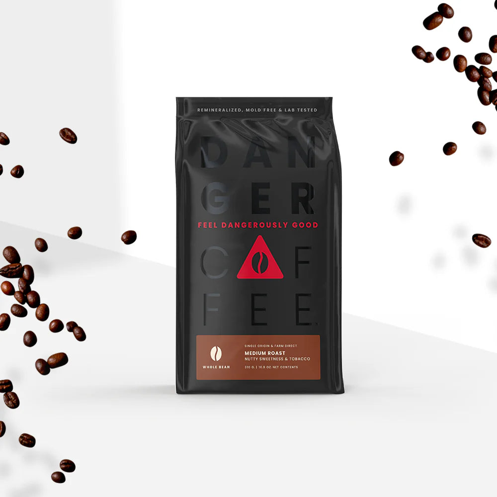 Medium Roast Whole Bean Remineralized Coffee Premium Roasted Coffee Blend