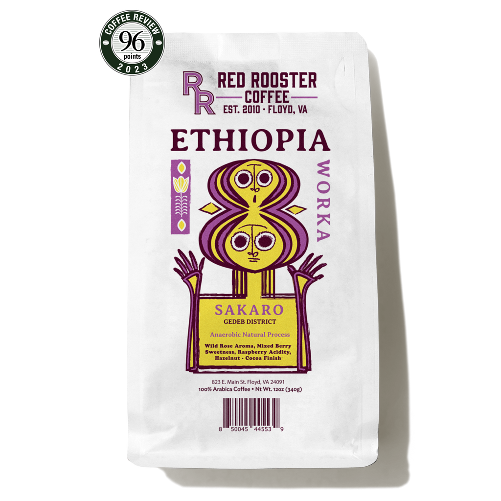 Ethiopia Worka Sakaro Anaerobic Natural Premium Origin Coffee Beans