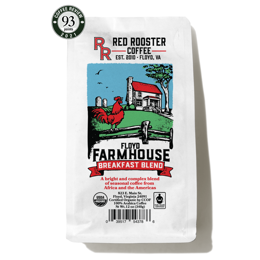 Organic Floyd Farmhouse Breakfast Blend Premium Roasted Coffee Blend