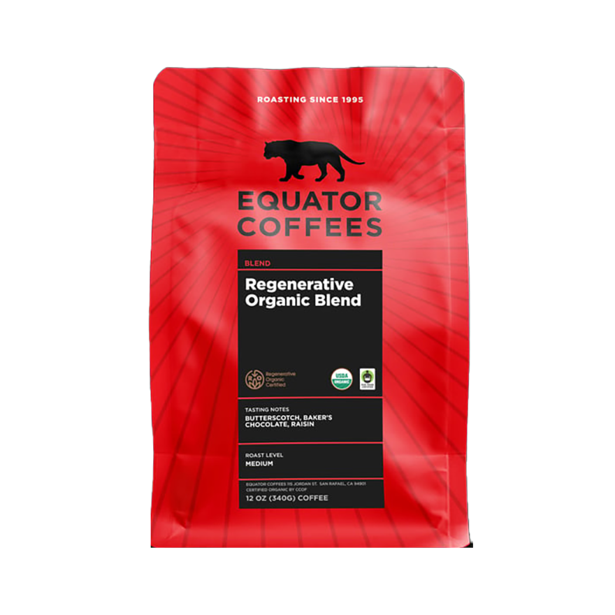 Regenerative Organic Blend 12 oz Premium Roasted Coffee Blend