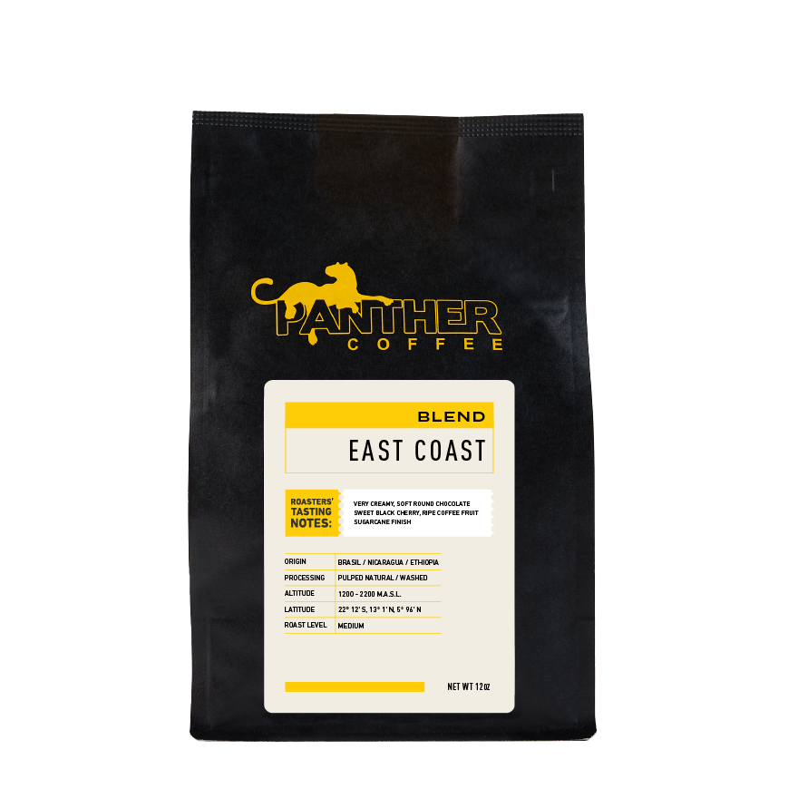 East Coast Espresso 12 oz Cafe Style Espresso Coffee