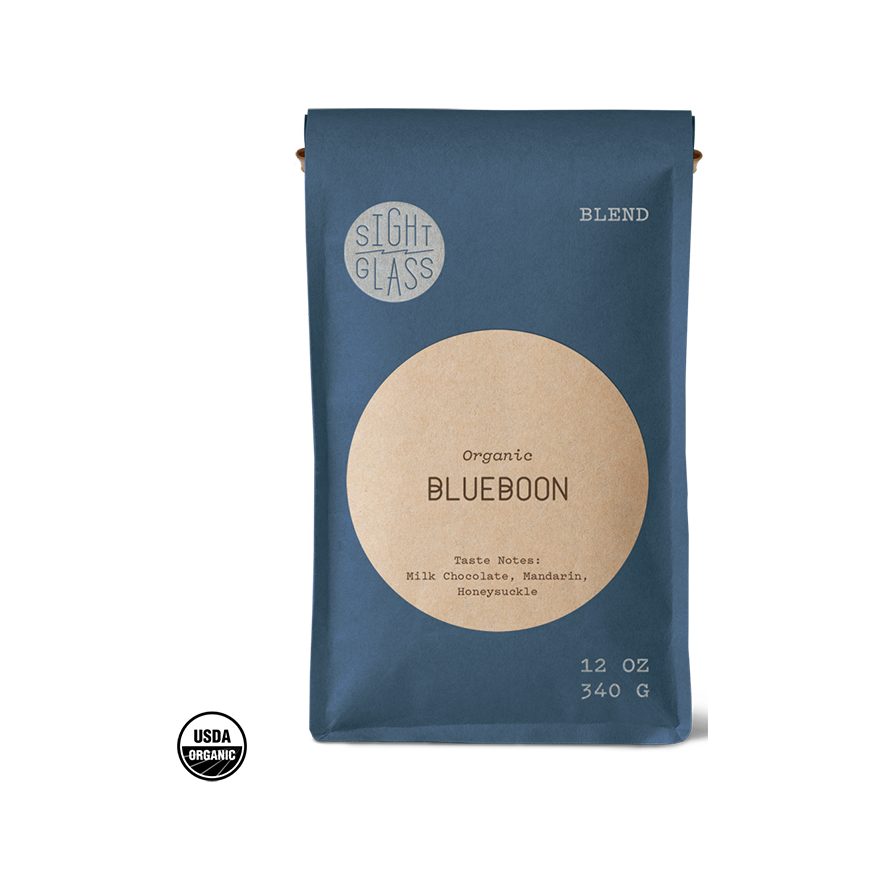 Organic Blueboon 12 oz Premium Roasted Coffee Blend