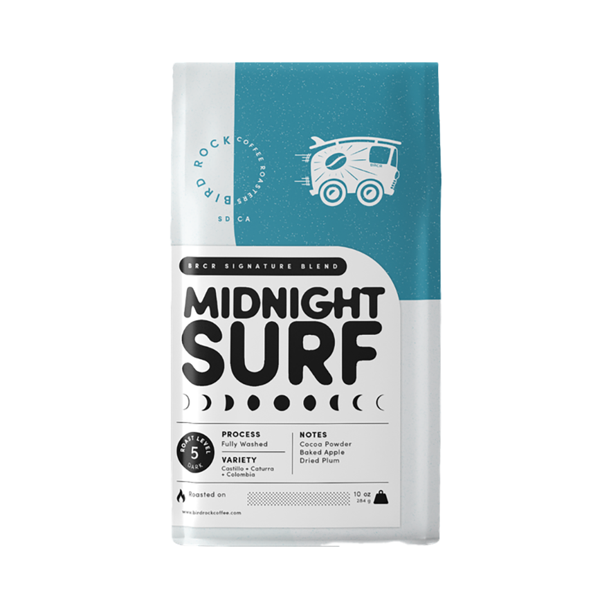 Midnight Surf 10 oz Cafe Style Espresso Coffee