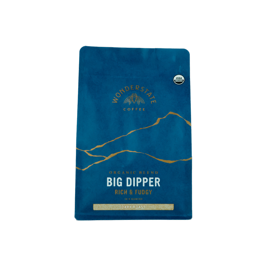 Organic Big Dipper 10.5 oz Cafe Style Espresso Coffee
