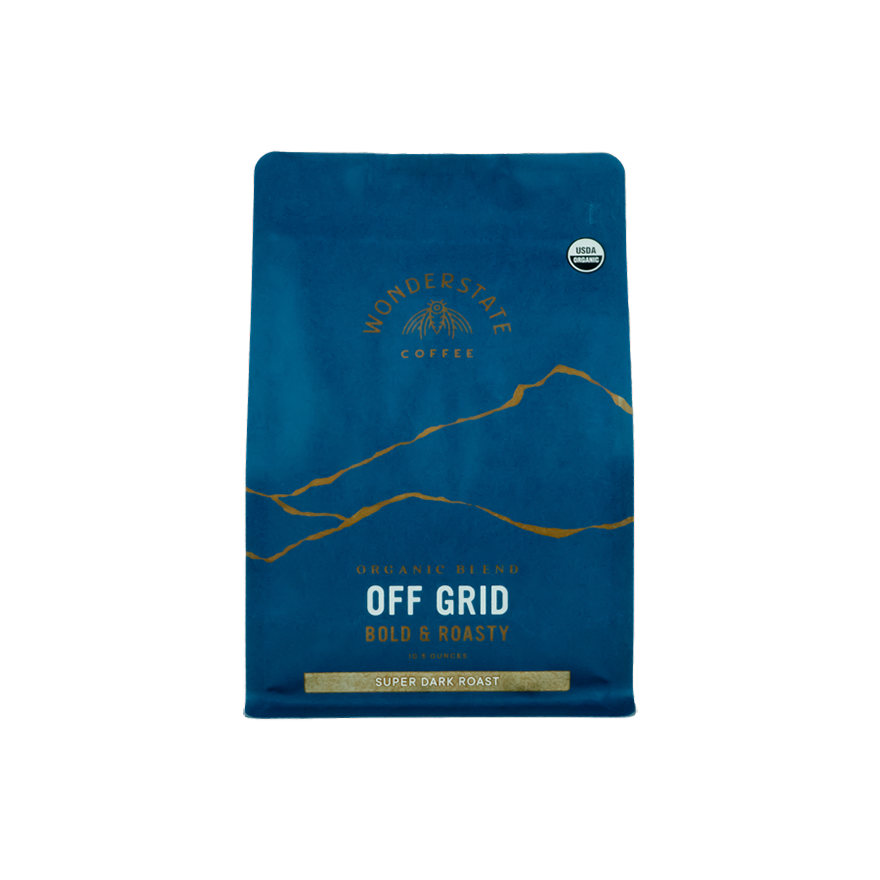 Organic Off Grid Super Dark Roast 1.5 lb Cafe Style Espresso Coffee