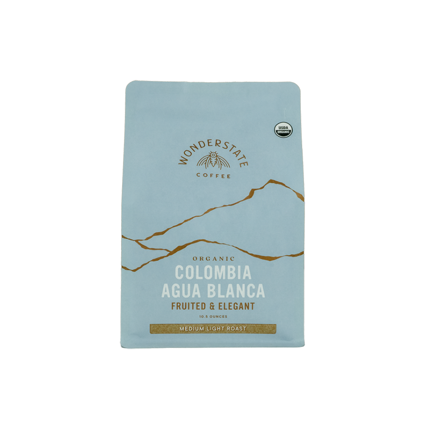 Organic Colombia Agua Blanca 10.5 oz Premium Origin Coffee Beans