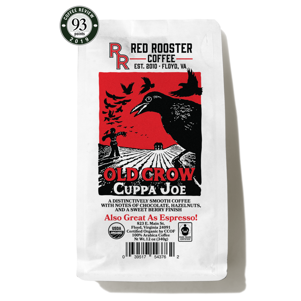 Organic Old Crow Cuppa Joe Cafe Style Espresso Coffee