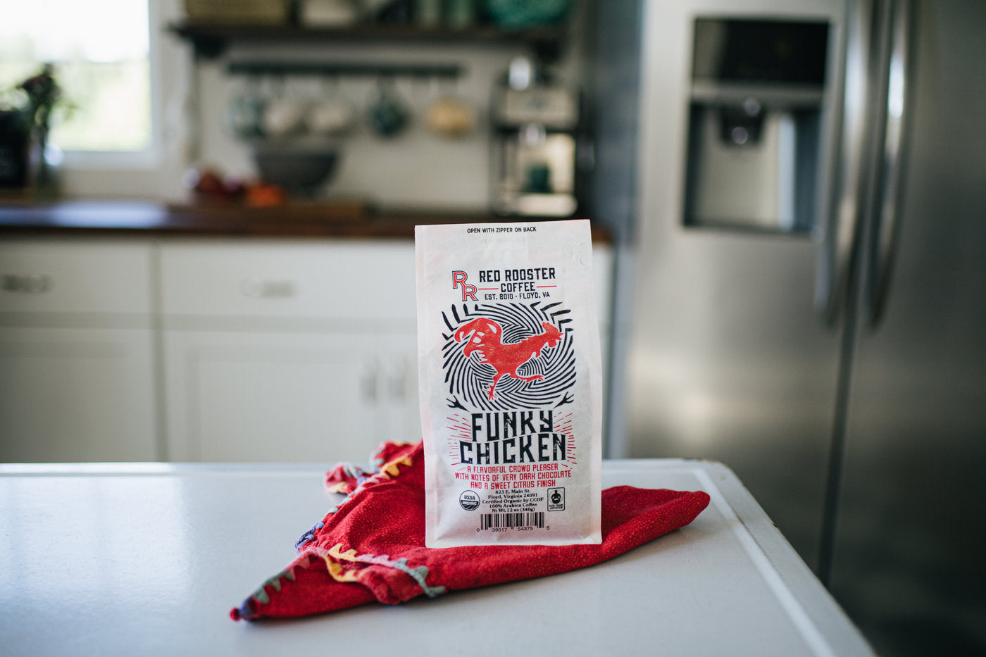 Organic Funky Chicken Premium Roasted Coffee Blend
