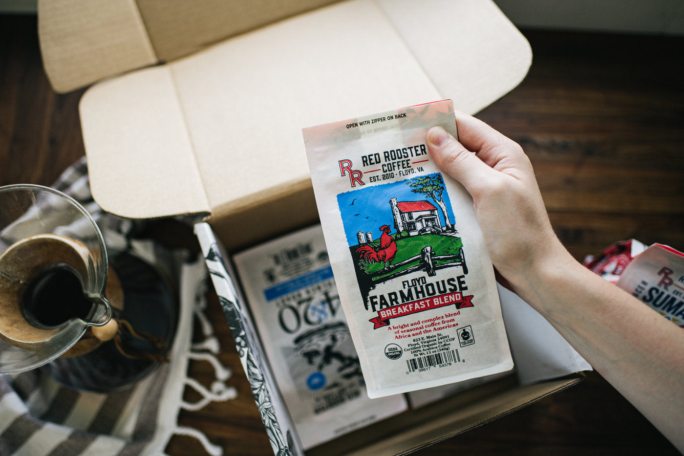 Organic Floyd Farmhouse Breakfast Blend Premium Roasted Coffee Blend