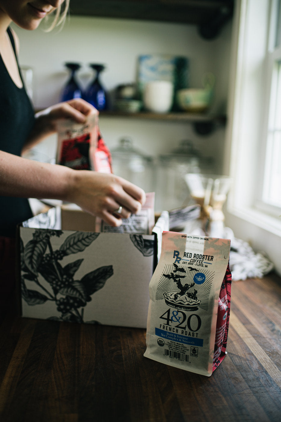 Organic 4&20 French Roast Premium Roasted Coffee Blend