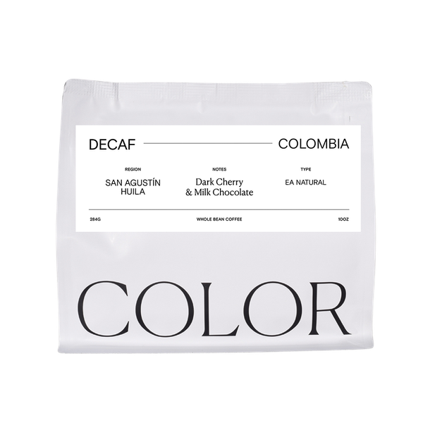 Decaf Colombia San Agustin 10 oz Daily Decaf Specialty Coffee