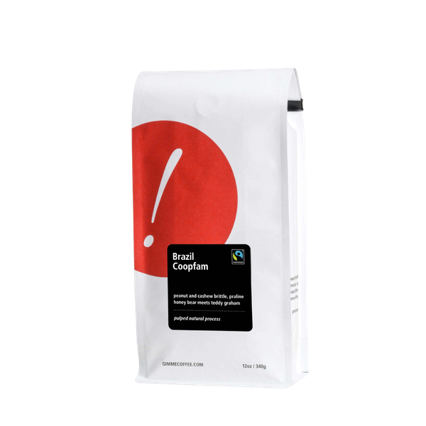 Brazil Coopfam Certified Fairtrade 2 lb Premium Roasted Coffee Blend