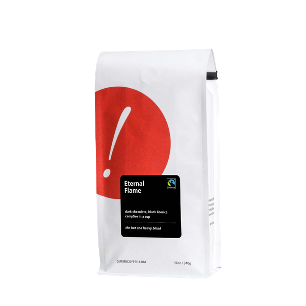 Eternal Flame Fairtrade Dark Roast 12 oz Premium Roasted Coffee Blend
