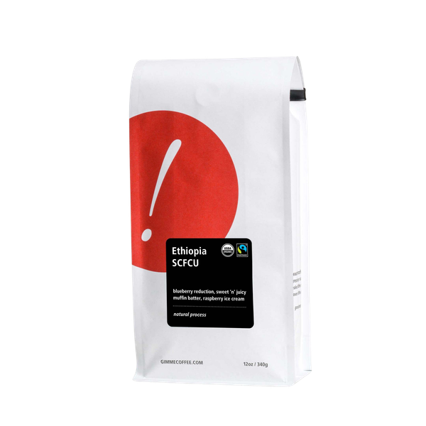 Ethiopia SCFCU Fairtrade Organic 12 oz Premium Origin Coffee Beans