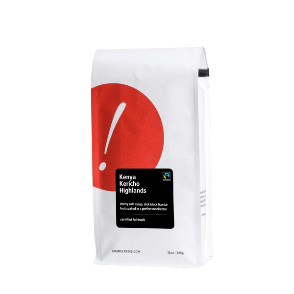 Kenya Kericho Highlands Fairtrade Dark Roast 12 oz Flavorful Specialty Coffee Beans