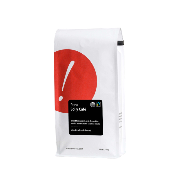 Peru Sol Y Cafe Fairtrade Organic 2 lb Flavorful Specialty Coffee Beans