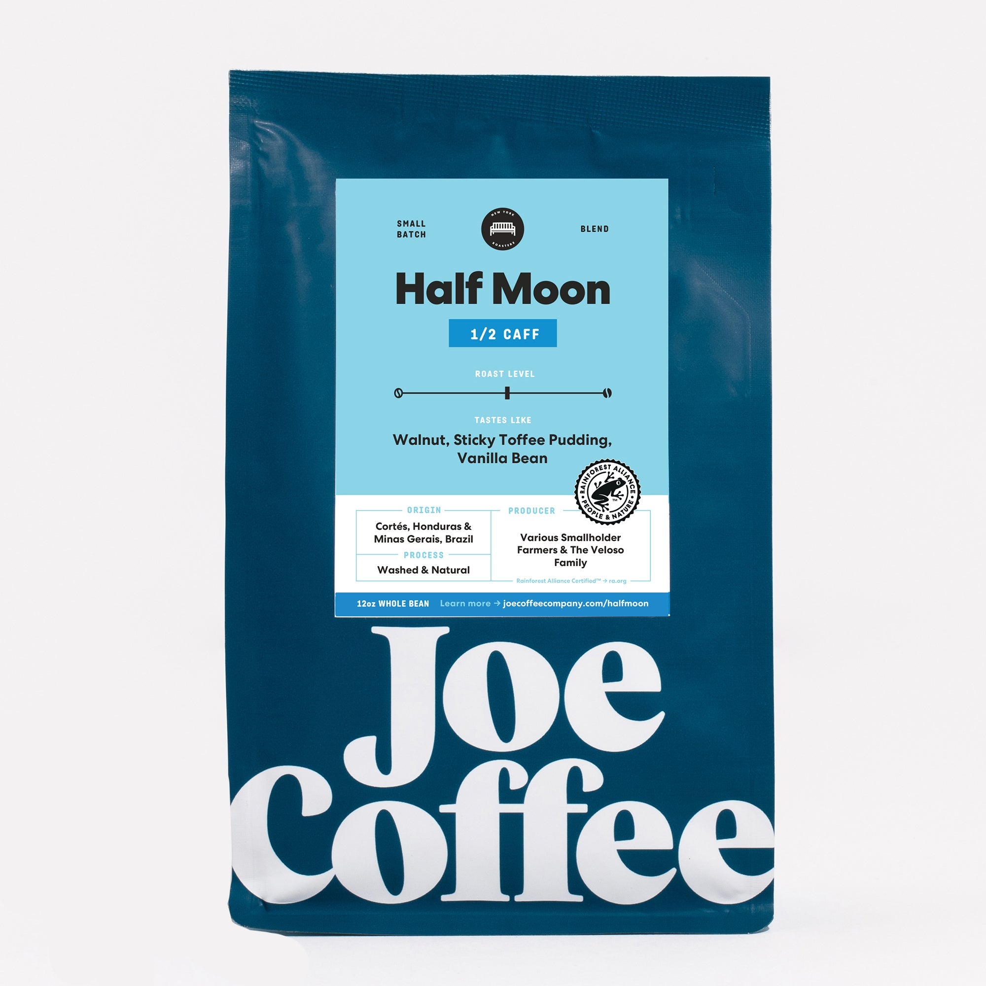 Half Moon Half Caff 2 lb Premium Roasted Coffee Blend