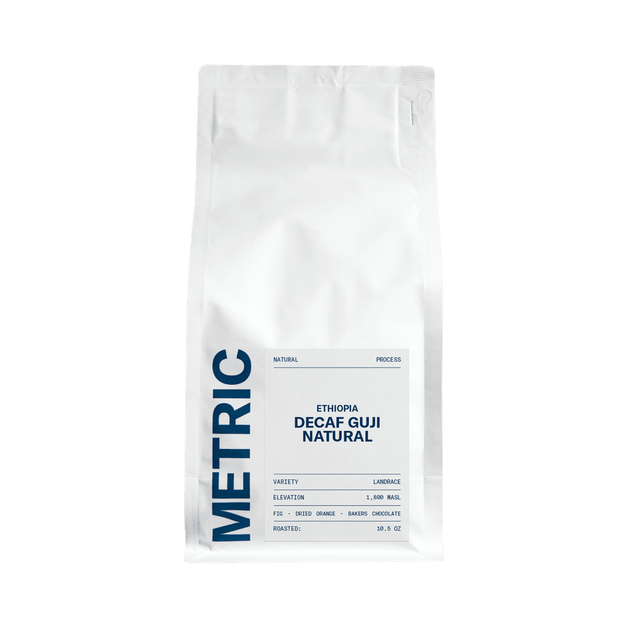 Ethiopia Decaf Guji Natural 10.5 oz Premium Origin Coffee Beans