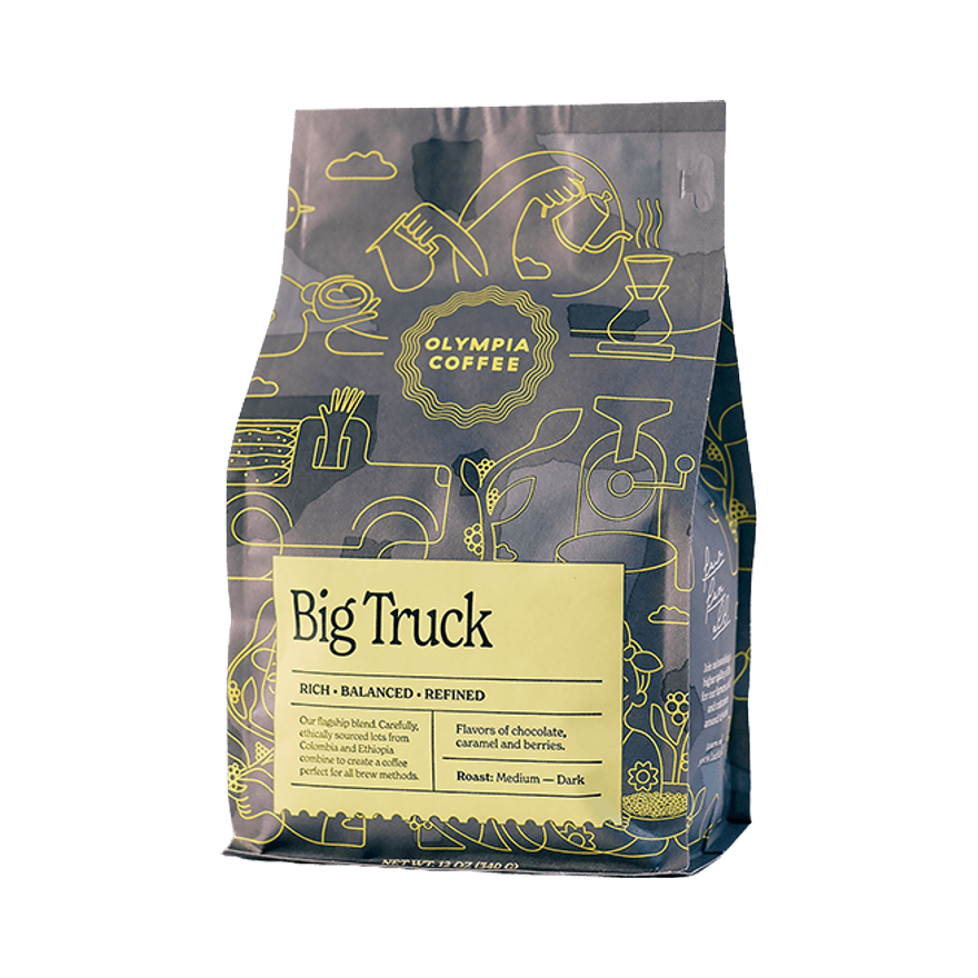 Big Truck 2 lb Cafe Style Espresso Coffee