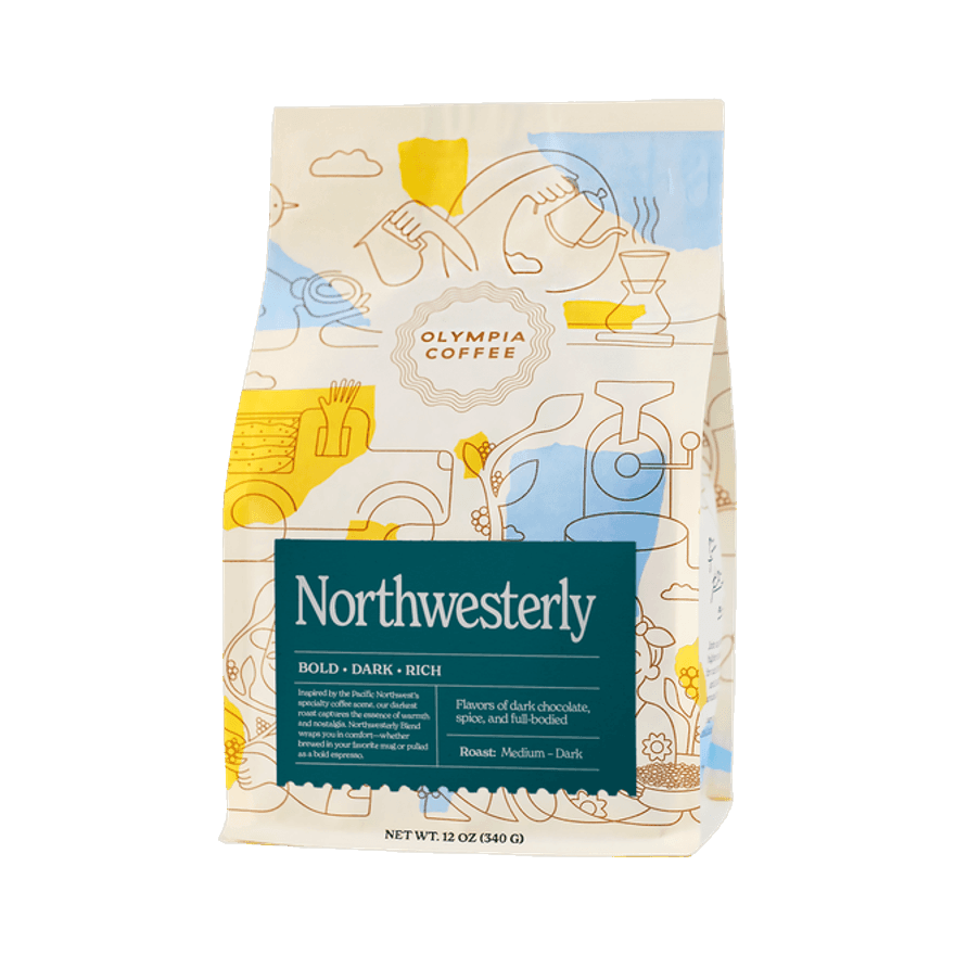 Northwesterly Blend 2 lb Cafe Style Espresso Coffee